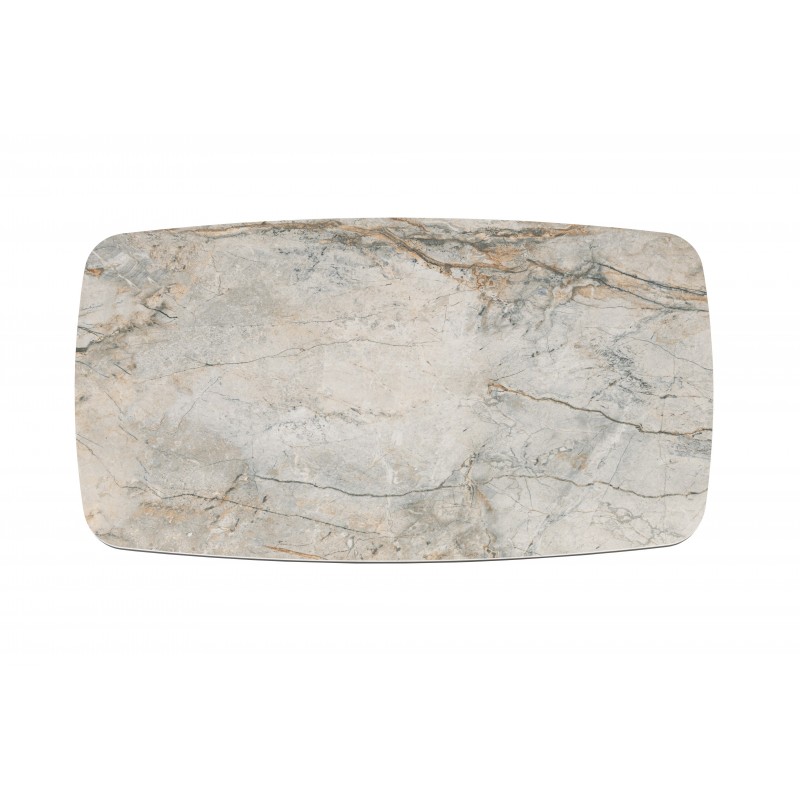 Журнальний стіл "Арно" сілвер рівер + айворі 
Vetro Mebel