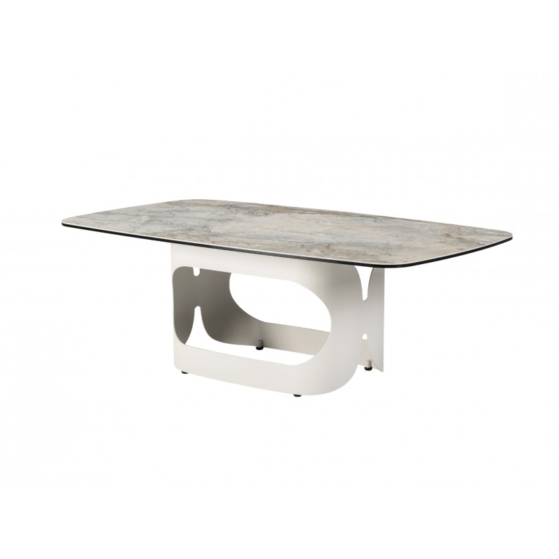 Журнальний стіл "Арно" сілвер рівер + айворі 
Vetro Mebel