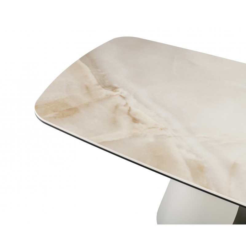 Журнальний стіл "Лунаріо" айворі онікс + айворі 
Vetro