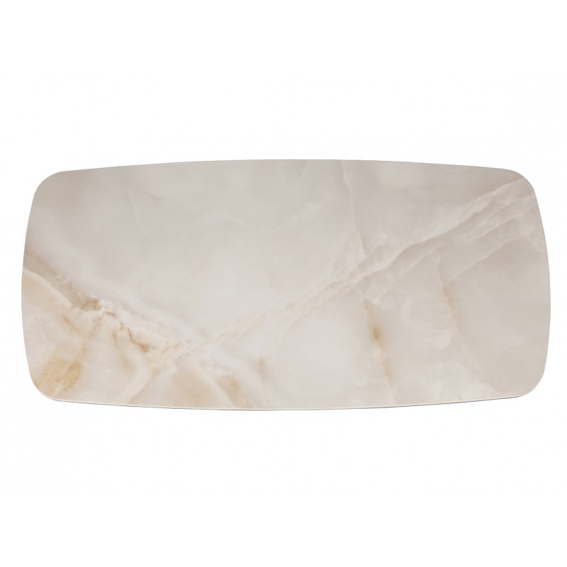 Журнальний стіл "Лунаріо" айворі онікс + айворі 
Vetro