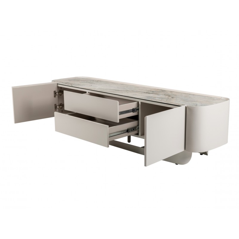 ТВ-тумба "Арно" сілвер рівер + айворі 
Vetro Mebel