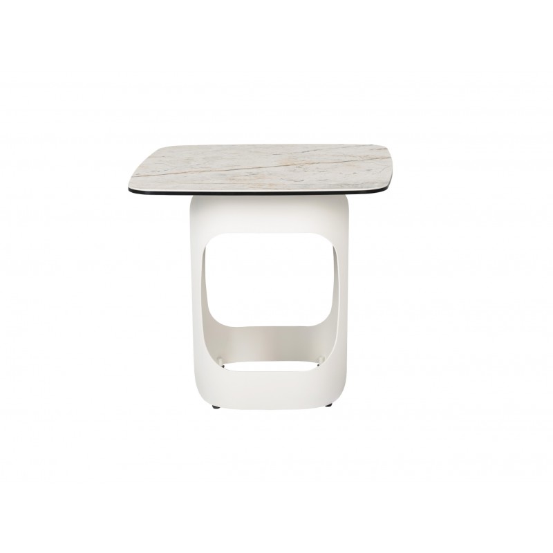 Кавовий стіл "Арно" сілвер рівер + айворі 
Vetro Mebel