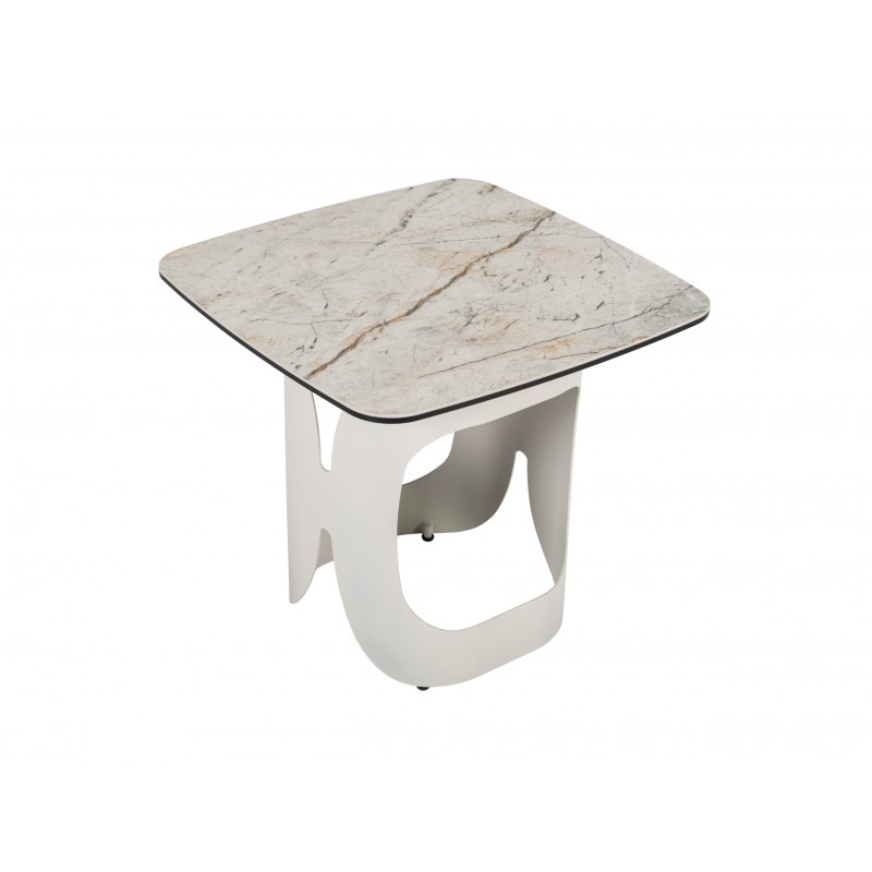 Кавовий стіл "Арно" сілвер рівер + айворі 
Vetro Mebel