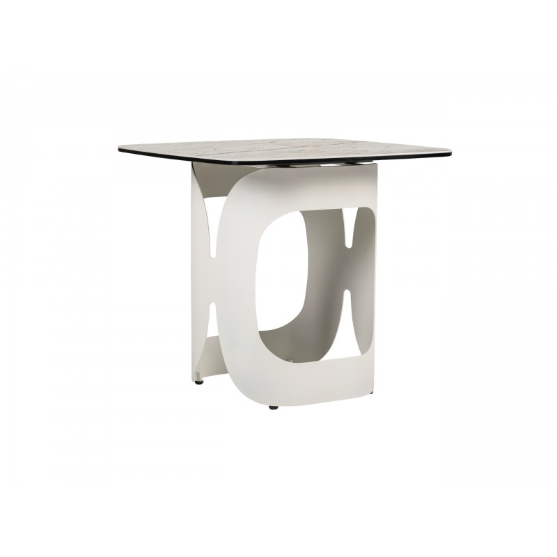 Кавовий стіл "Арно" сілвер рівер + айворі 
Vetro Mebel