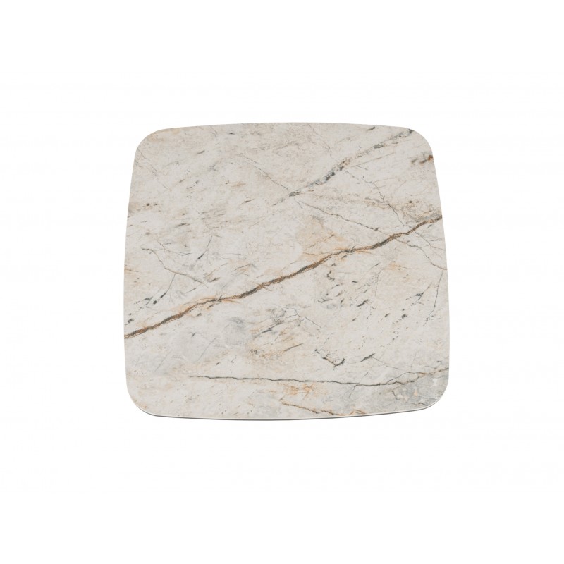 Кавовий стіл "Арно" сілвер рівер + айворі 
Vetro Mebel