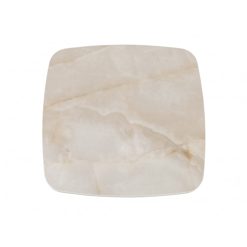 Кавовий стіл "Лунаріо" айворі онікс + айворі 
Vetro Mebel