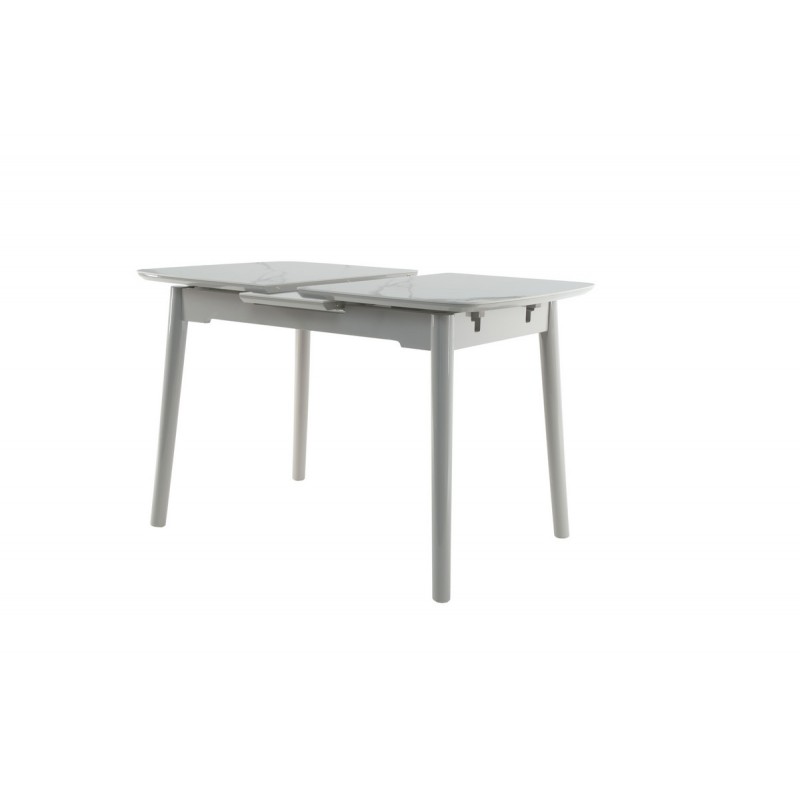 Керамічний стіл TM-84 каса вайт + сірий Vetro Mebel