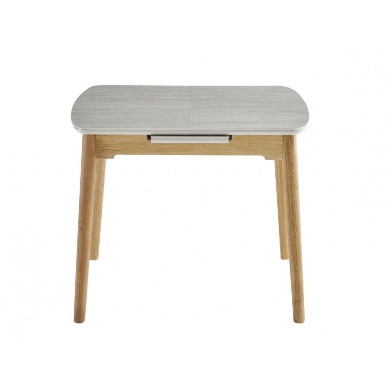 Керамічний стіл TM-87-1 травертін матовий + дуб 
Vetro Mebel