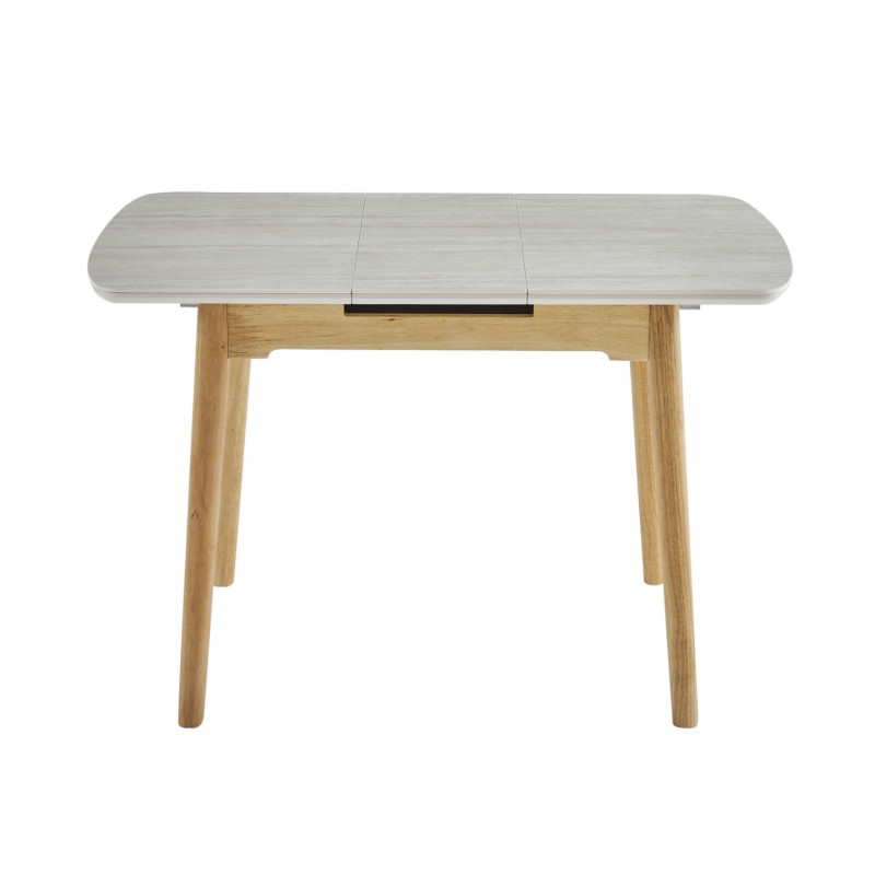 Керамічний стіл TM-87-1 травертін матовий + дуб 
Vetro Mebel