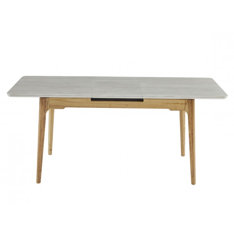 Керамічний стіл TM-89 травертін + дуб 
Vetro Mebel