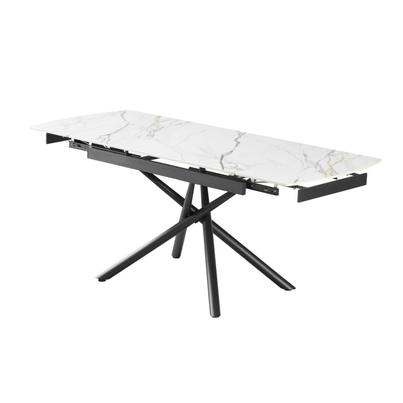 Керамічний стіл Піно TML-1200-2 калакатта голд + чорний Vetro Mebel