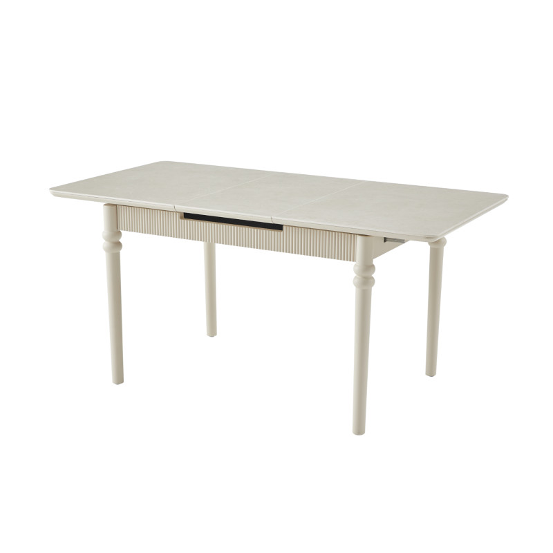Керамічний стіл Савона TM-241 крема саббія + капучино Vetro Mebel