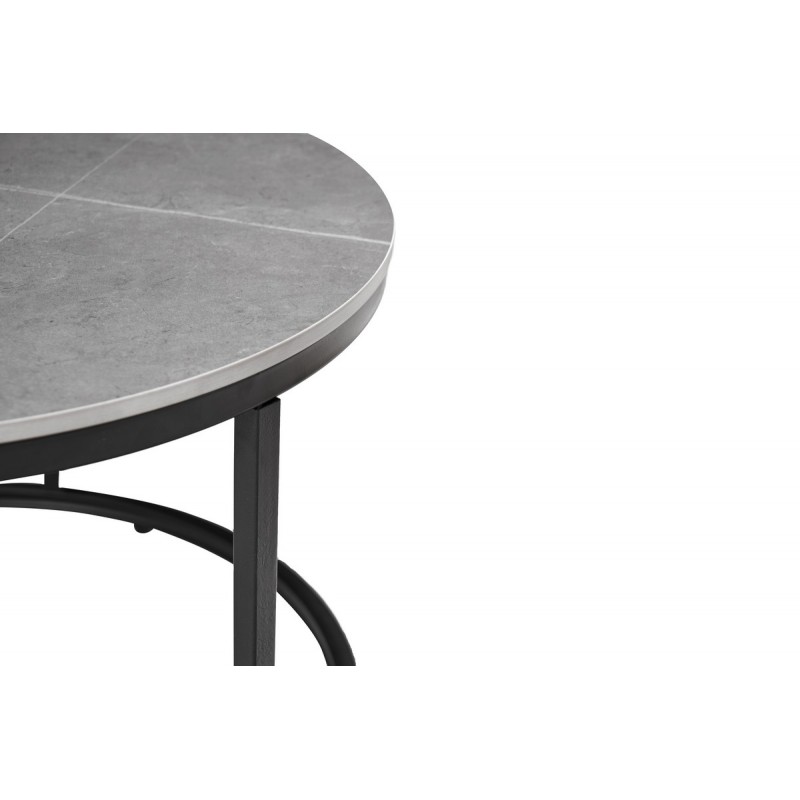 Комплект журнальних столів CT-35 Лоренза петра грей + чорний 
Vetro Mebel