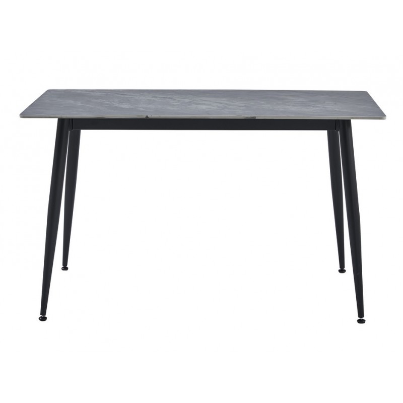 Обідній керамічний стіл TM-100 ребекка грей + чорний Vetro Mebel