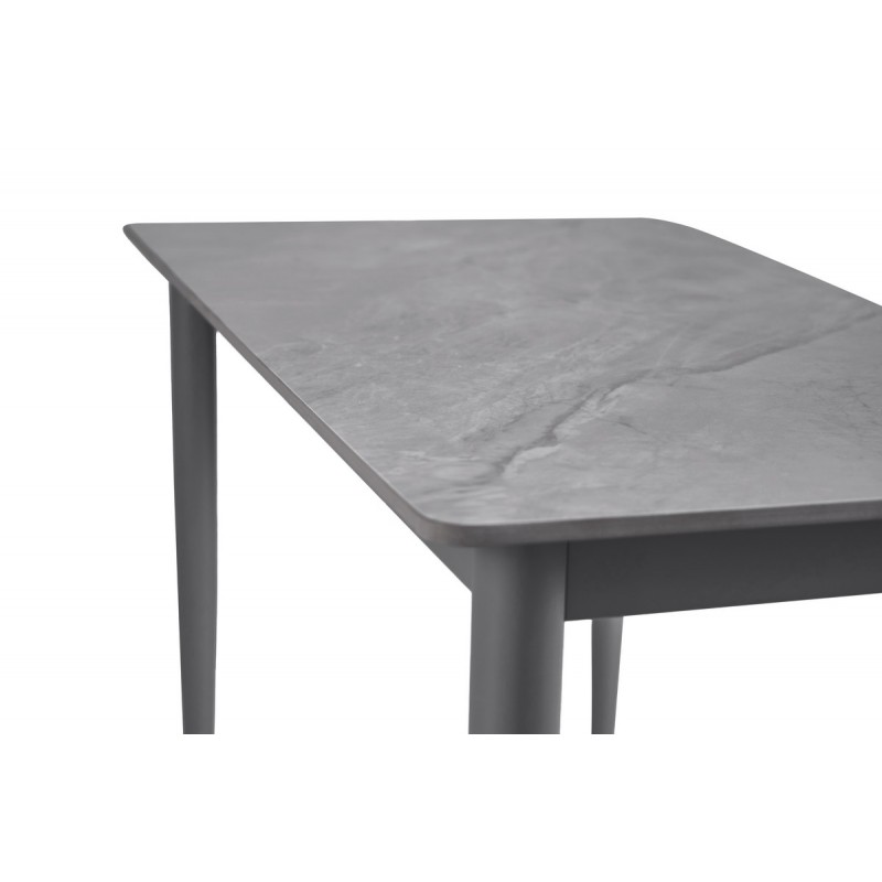 Обідній керамічний стіл TM-110 ребекка грей + сірий 
Vetro Mebel