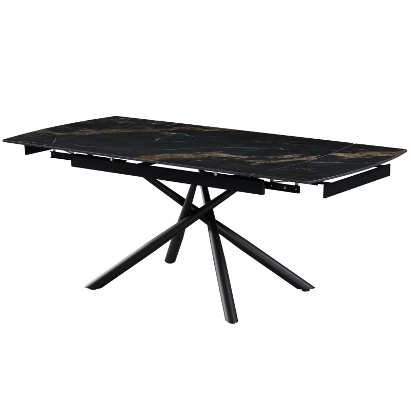 Керамічний стіл Піно TML-1200-1 п'єр блек + чорний Vetro Mebel