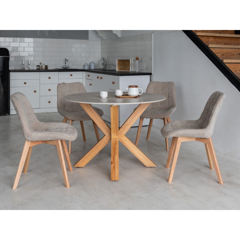 Керамічний стіл TM-237 вуд вейн + натуральний каучук 
Vetro Mebel