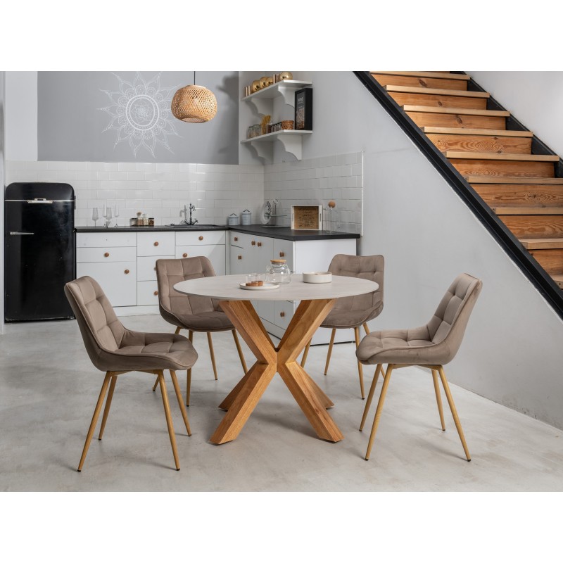 Керамічний стіл TM-237 вуд вейн + натуральний каучук 
Vetro Mebel