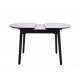 Керамічний стіл TM-85 білий мармур + чорний 
Vetro Mebel