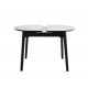 Керамічний стіл TM-85 білий мармур + чорний 
Vetro Mebel