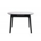 Керамічний стіл TM-85 білий мармур + чорний 
Vetro Mebel
