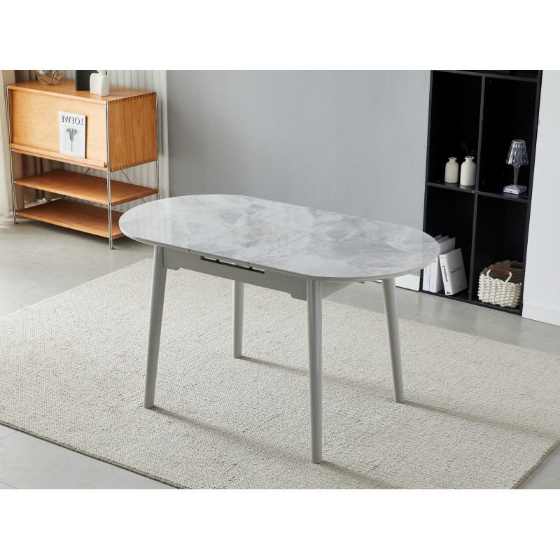 Керамічний стіл TM-85 ребекка грей + сірий 
Vetro Mebel