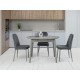 Керамічний стіл TM-85 ребекка грей + сірий 
Vetro Mebel
