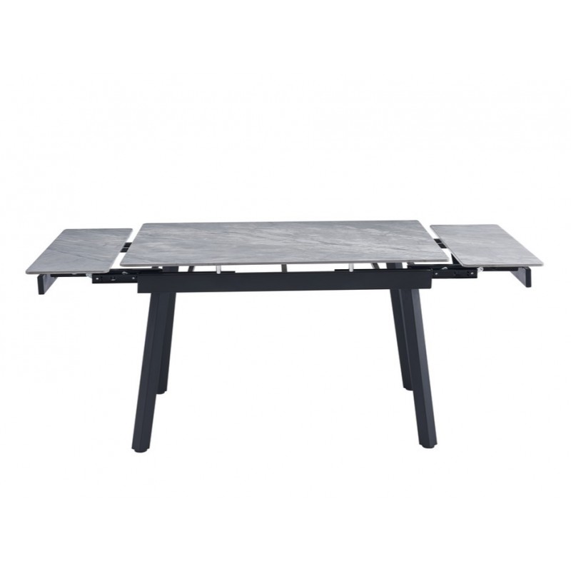 Керамічний стіл TM-88-1 ребекка грей + чорний Vetro Mebel