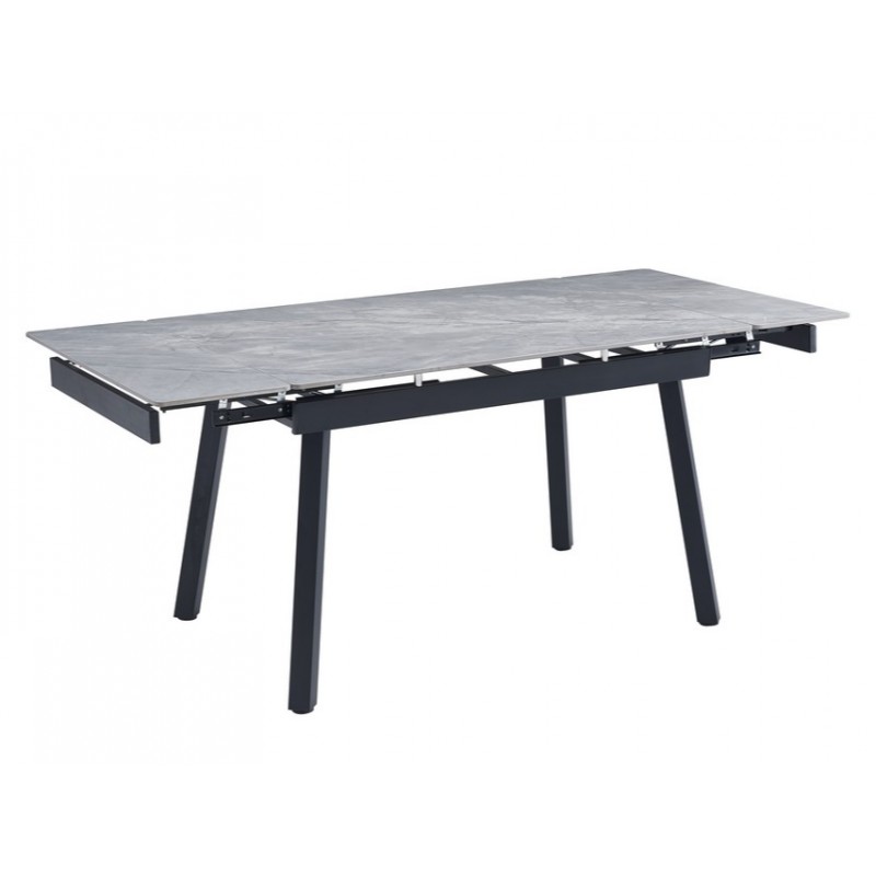 Керамічний стіл TM-88-1 ребекка грей + чорний Vetro Mebel
