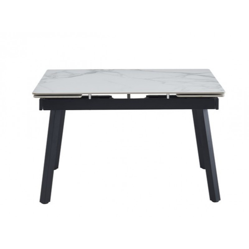 Керамічний стіл TM-88-1 вайт клауд + чорний Vetro Mebel