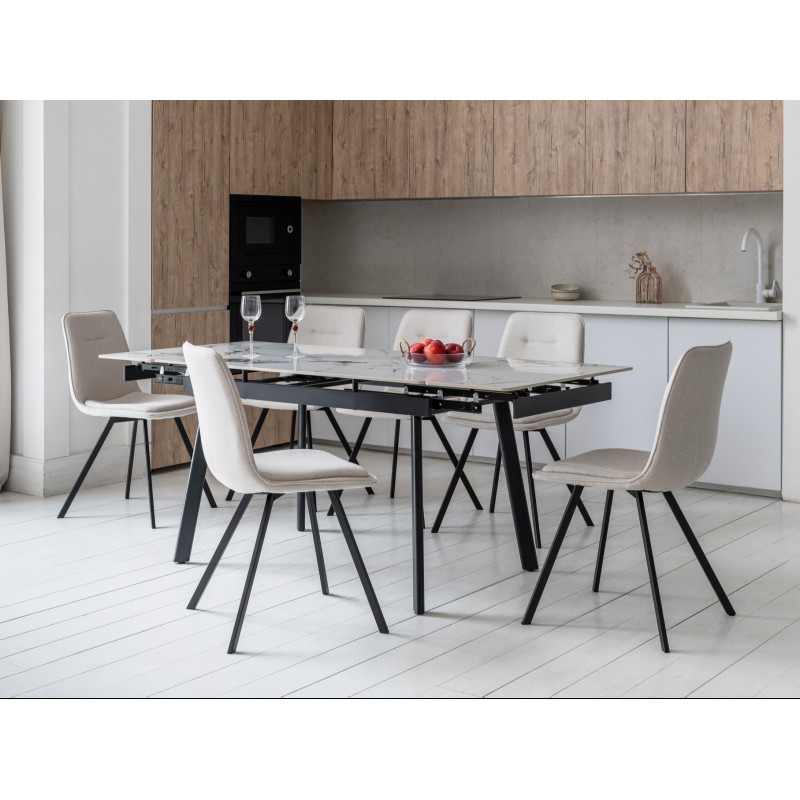 Керамічний стіл TM-98-1 панда вайт + чорний 
Vetro Mebel