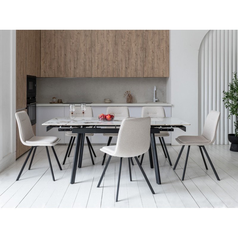 Керамічний стіл TM-98-1 панда вайт + чорний 
Vetro Mebel