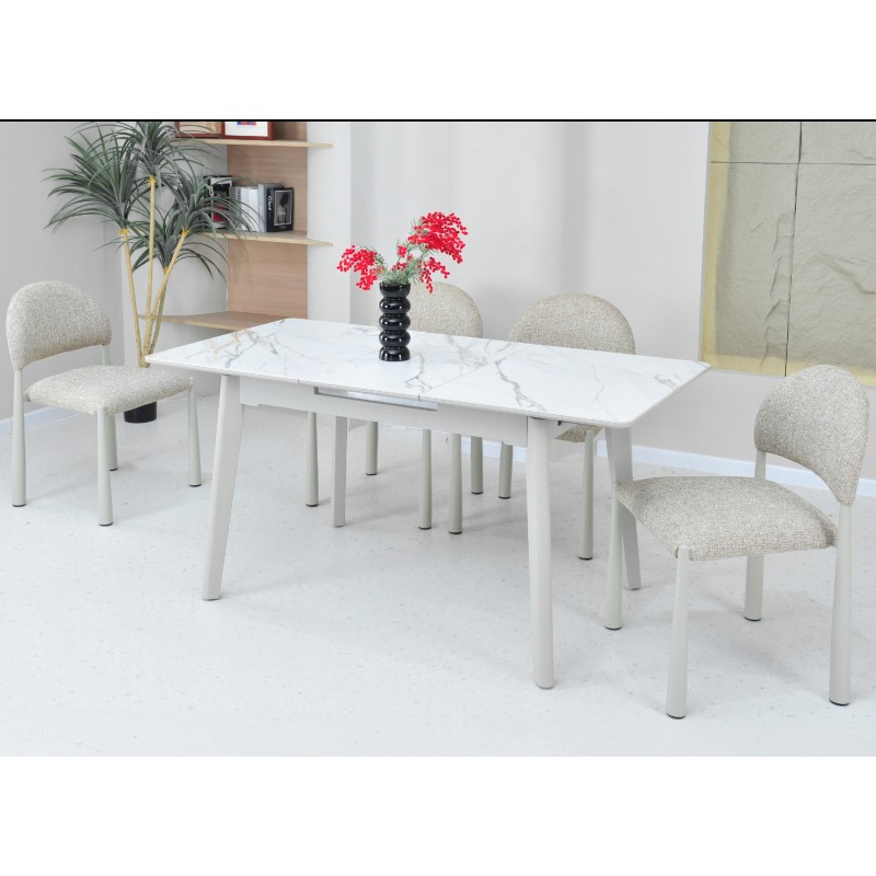 Керамічний стіл  TM-76 голден сенд + теплий пісок 
Vetro Mebel