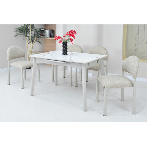 Керамічний стіл  TM-76 голден сенд + теплий пісок 
Vetro Mebel