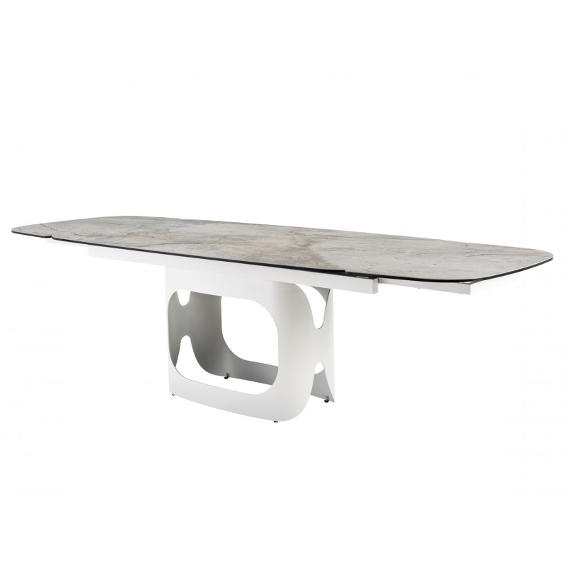 Керамічний стіл Арно TML-1310 сілвер рівер + айворі 
Vetro Mebel