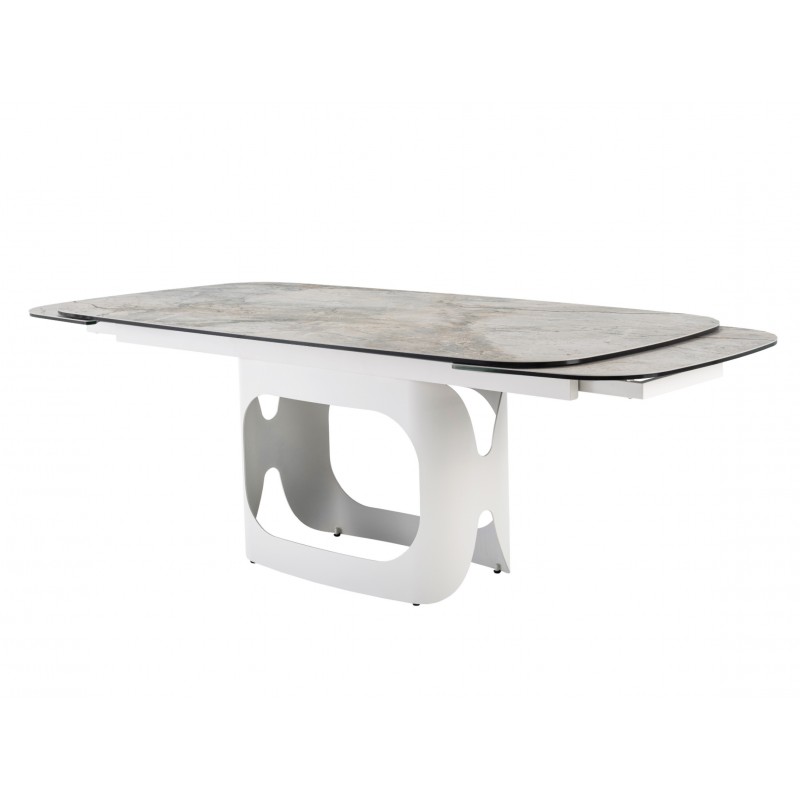 Керамічний стіл Арно TML-1310 сілвер рівер + айворі 
Vetro Mebel