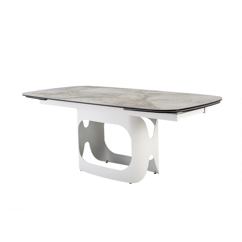 Керамічний стіл Арно TML-1310 сілвер рівер + айворі 
Vetro Mebel