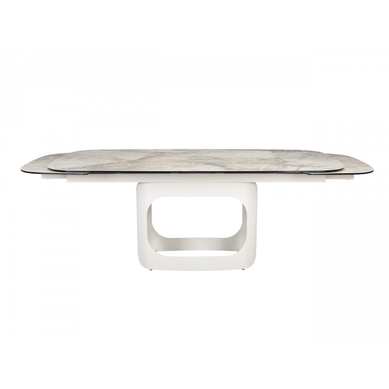 Керамічний стіл Арно TML-1310 сілвер рівер + айворі 
Vetro Mebel