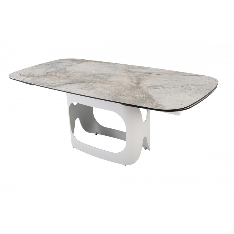 Керамічний стіл Арно TML-1310 сілвер рівер + айворі 
Vetro Mebel