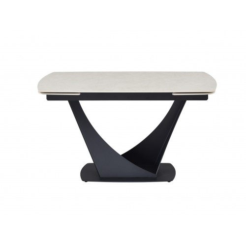 Керамічний стіл Еліо ТМL-990 крема делікато + чорний 
Vetro Mebel