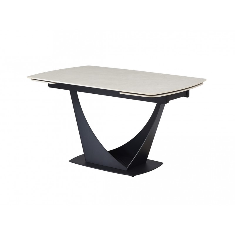 Керамічний стіл Еліо ТМL-990 крема делікато + чорний 
Vetro Mebel