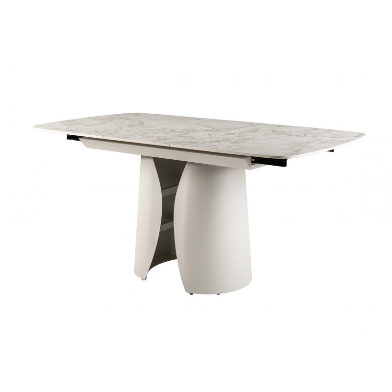 Керамічний стіл Лунаріо TML-1322 клауді грей + айворі 
Vetro Mebel