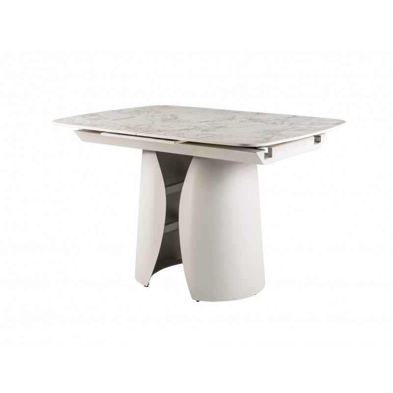 Керамічний стіл Лунаріо TML-1322 клауді грей + айворі 
Vetro Mebel