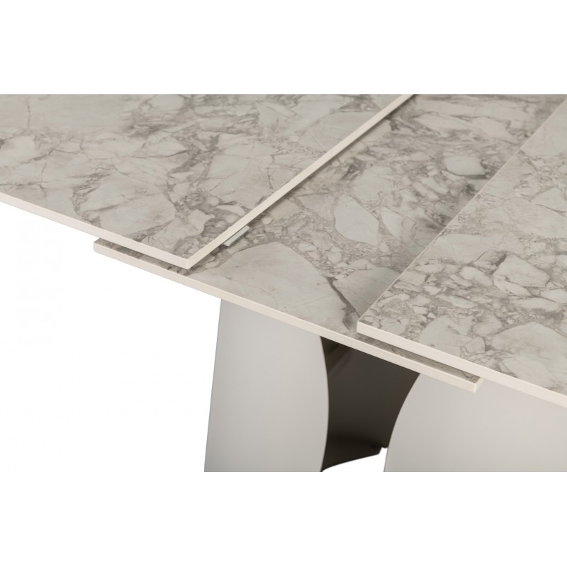 Керамічний стіл Лунаріо TML-1322 клауді грей + айворі 
Vetro Mebel