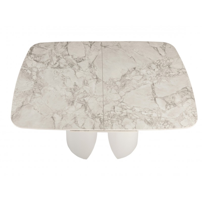 Керамічний стіл Лунаріо TML-1322 клауді грей + айворі 
Vetro Mebel
