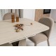 Керамічний стіл Лунаріо TML-1322 крема марфіль +  капучино 
Vetro Mebel