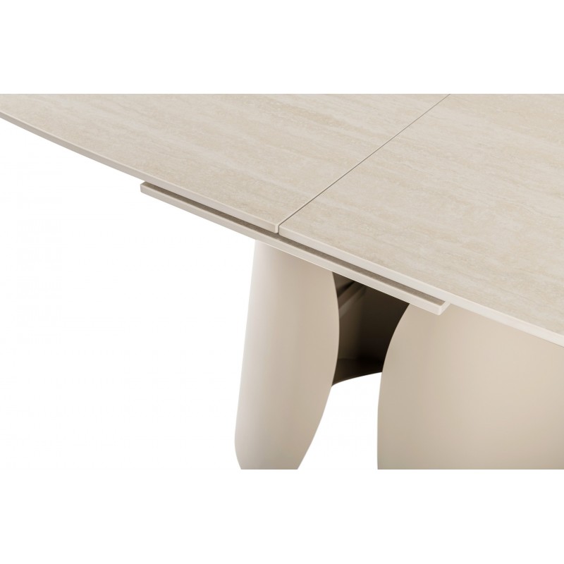 Керамічний стіл Лунаріо TML-1322 крема марфіль +  капучино 
Vetro Mebel