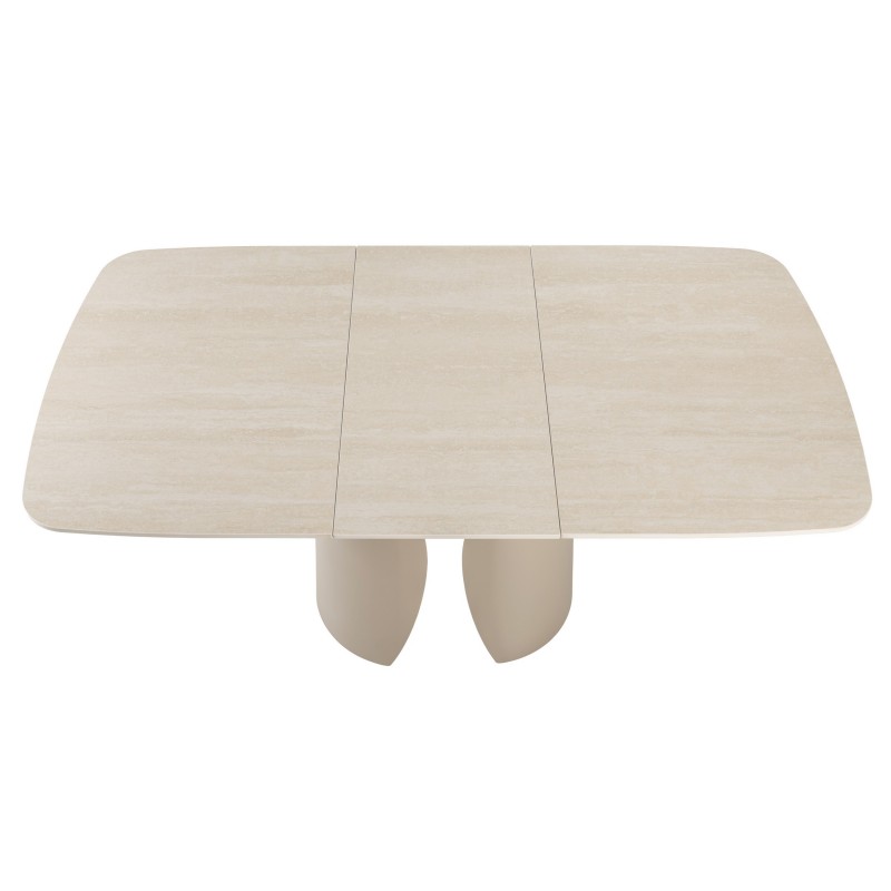 Керамічний стіл Лунаріо TML-1322 крема марфіль +  капучино 
Vetro Mebel