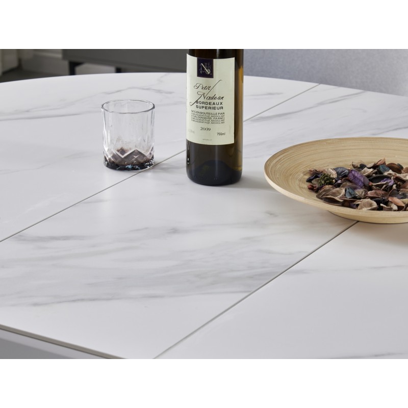 Керамічний стіл Офелія TML-1250 калакатта крістал + білий 
Vetro Mebel