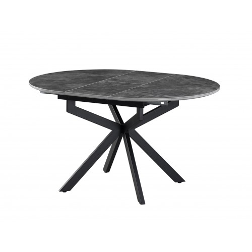 Керамічний стіл Офелія TML-1250 спайдер грей +  чорний 
Vetro Mebel
